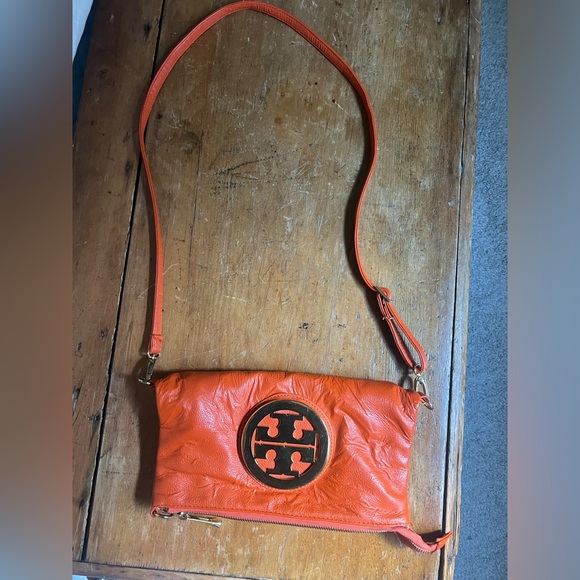 Tory Burch orange crossbody - Picture 1 of 4